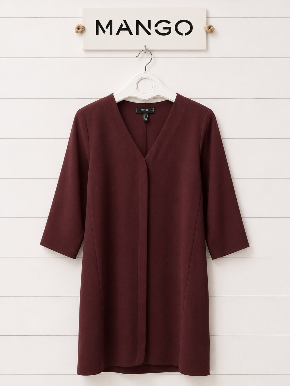 Mango suit burgundy dress size S.  ⚠️